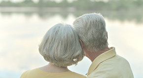 Elder Couple at Lake