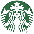 Green and white Starbucks logo.