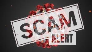 Coronavirus Scam Alert Illustration